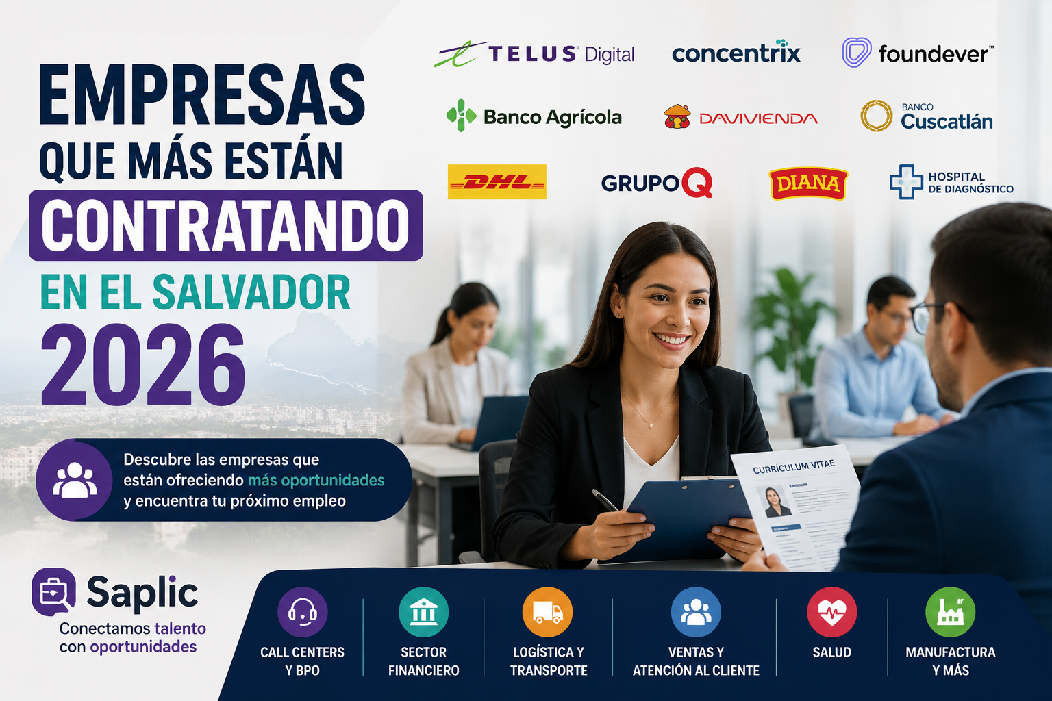Empresas que más están contratando en El Salvador en 2026
