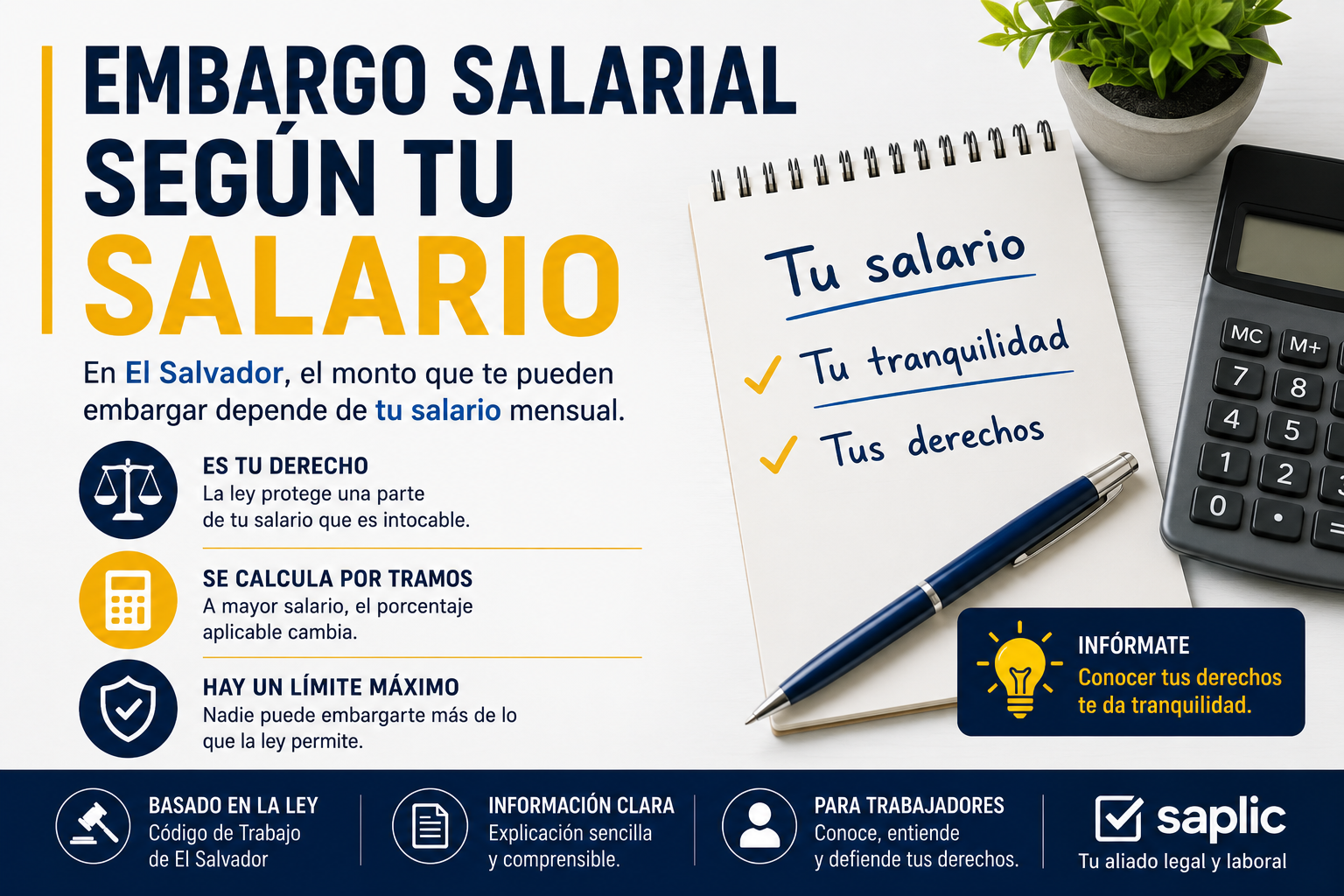 ¿Cuánto te pueden embargar del sueldo en El Salvador? Tabla según tu salario